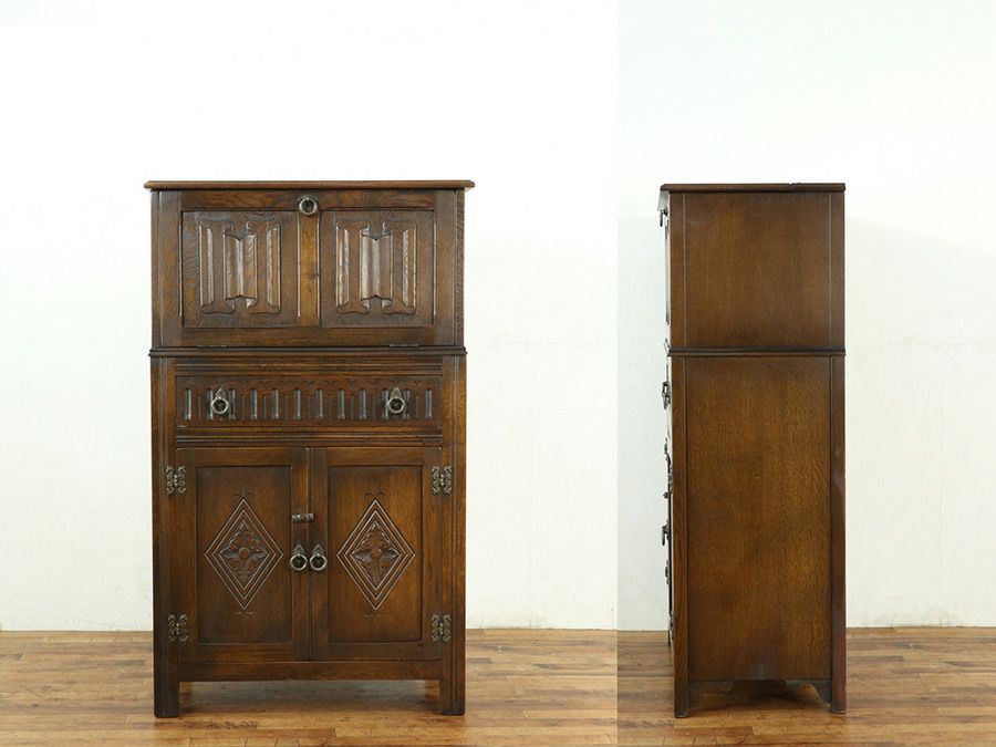 アンティーク家具 カクテルキャビネット 59265