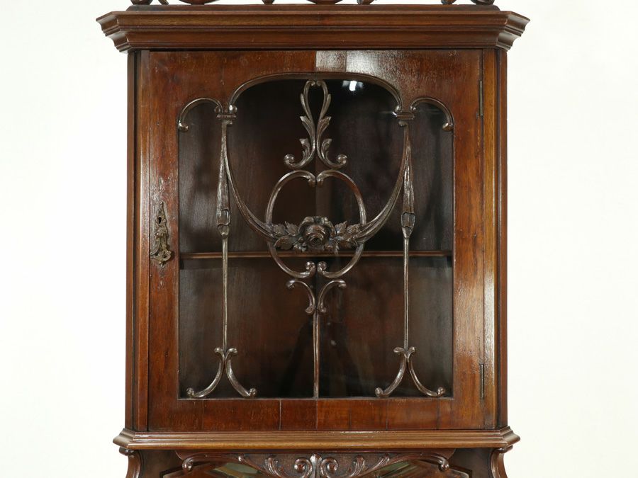 アンティーク家具 コーナーキャビネット 59229