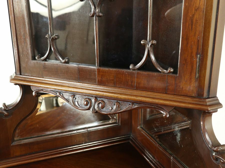 アンティーク家具 コーナーキャビネット 59229