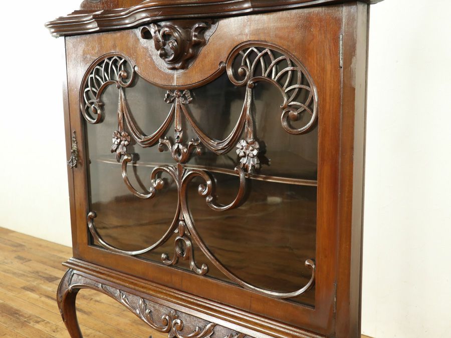アンティーク家具 コーナーキャビネット 59229