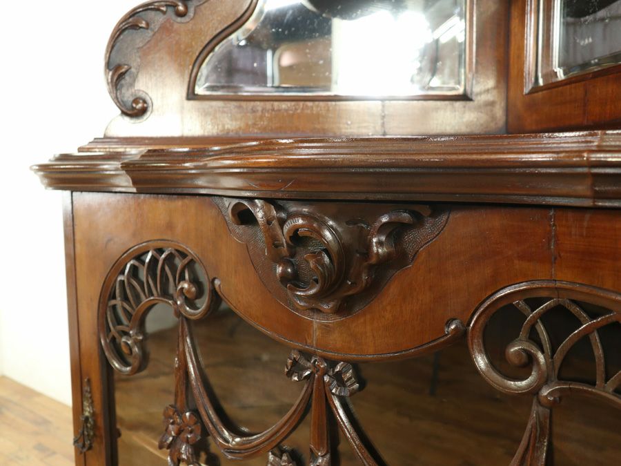 アンティーク家具 コーナーキャビネット 59229