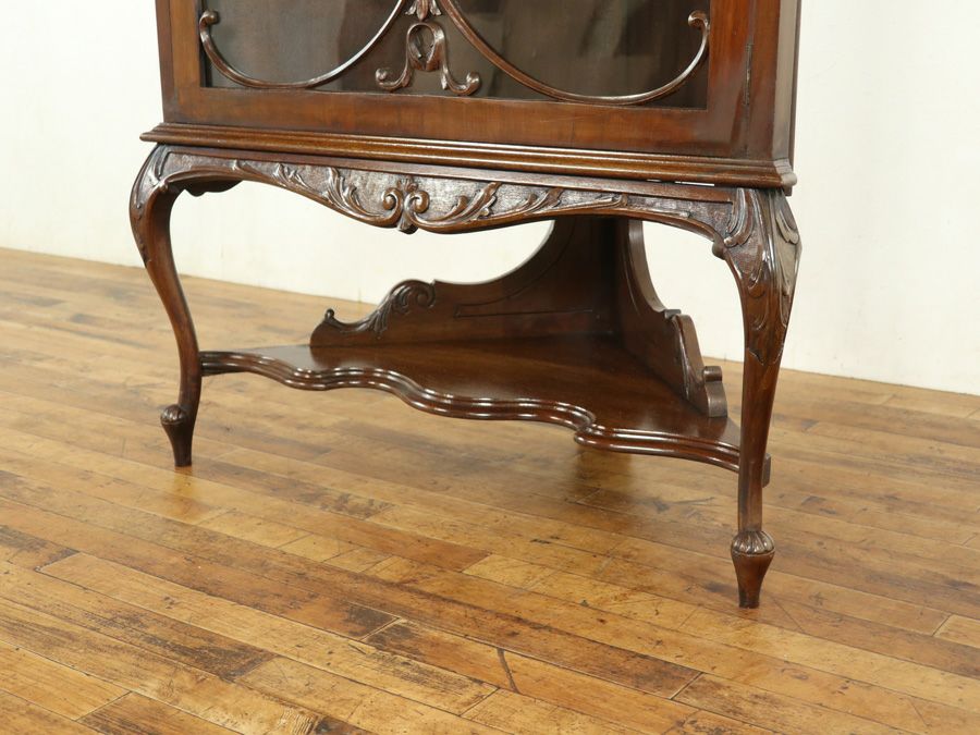 アンティーク家具 コーナーキャビネット 59229