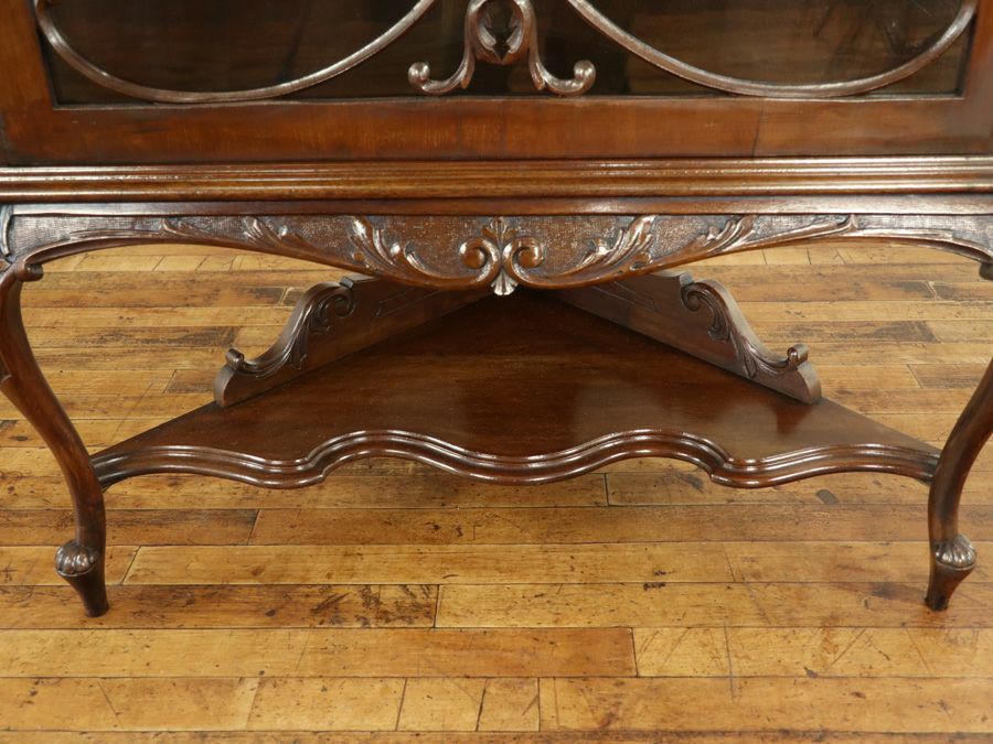 アンティーク家具 コーナーキャビネット 59229