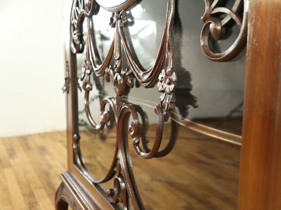 アンティーク家具 コーナーキャビネット 59229