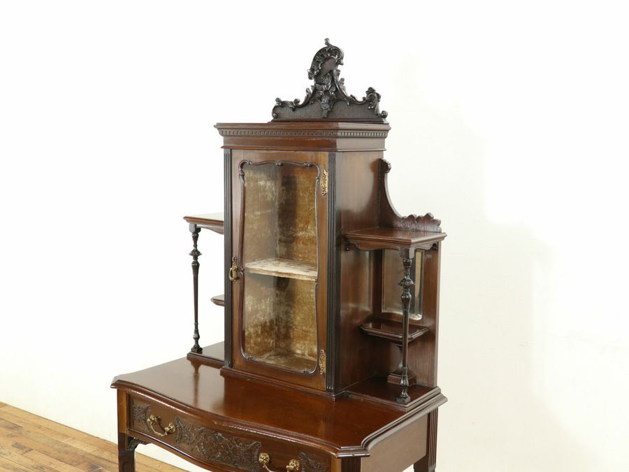 アンティーク家具 キャビネット 59355