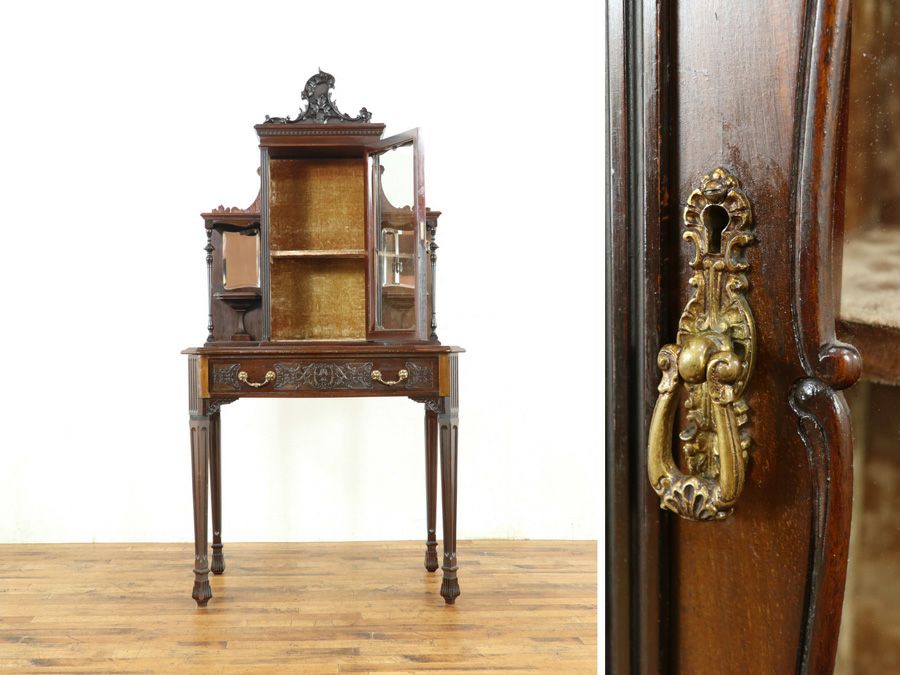 アンティーク家具 キャビネット 59355