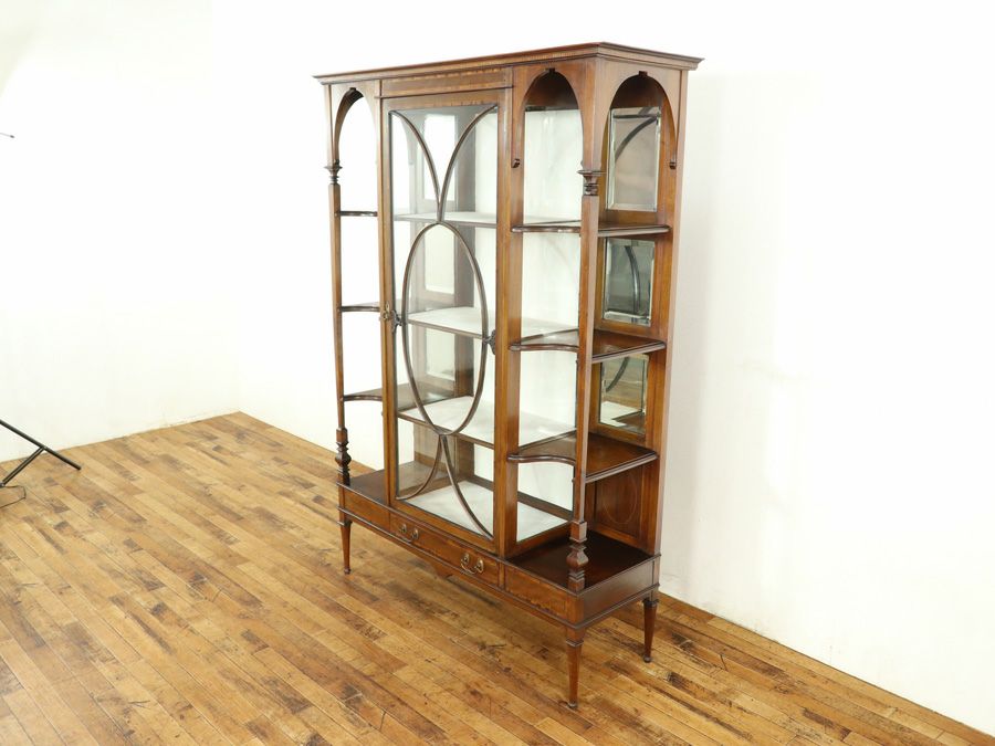 アンティーク家具 キャビネット 59328