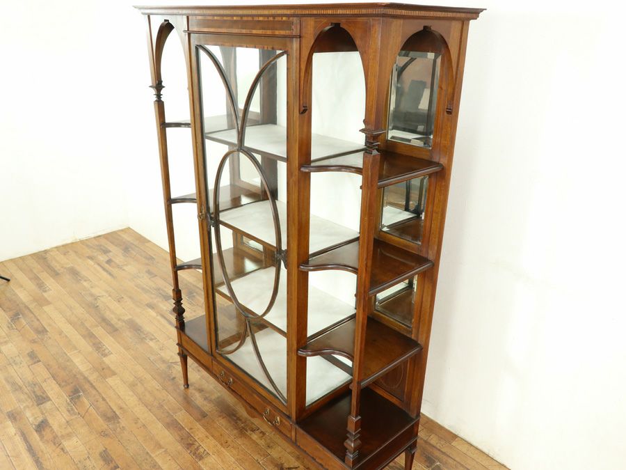 アンティーク家具 キャビネット 59328