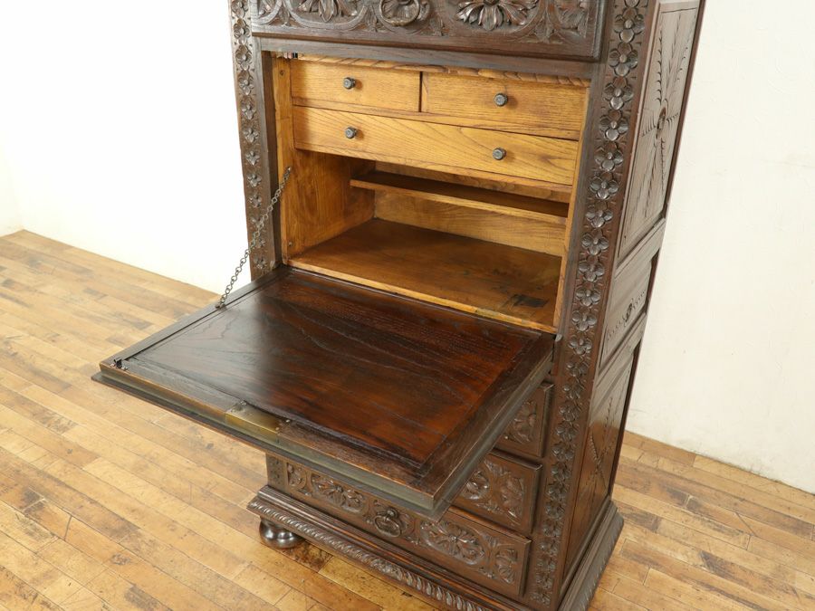 アンティーク家具 キャビネット 65135