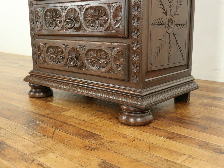 アンティーク家具 キャビネット 65135