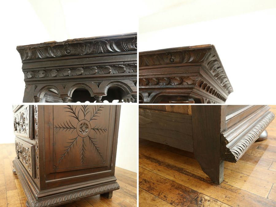 アンティーク家具 キャビネット 65135