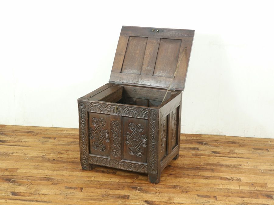 アンティーク家具 コファー 65152