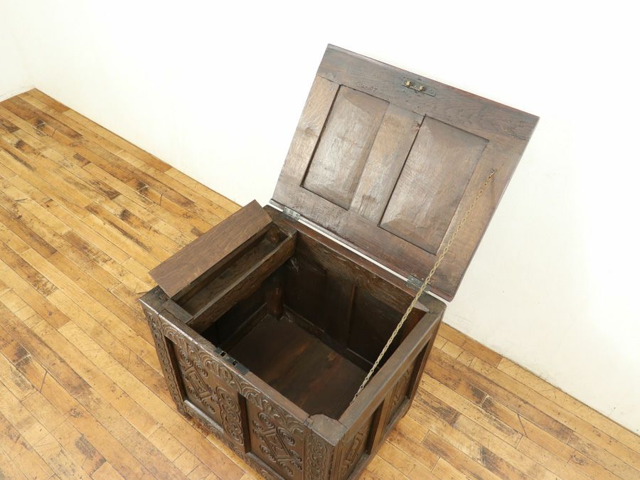 アンティーク家具 コファー 65152