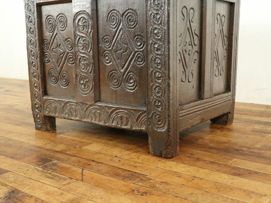 アンティーク家具 コファー 65152