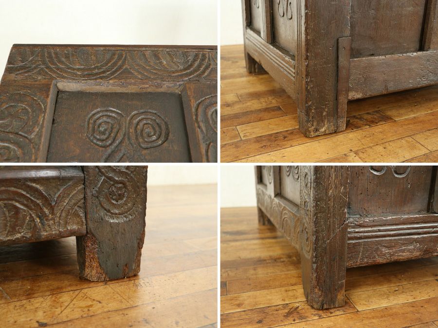 アンティーク家具 コファー 65152