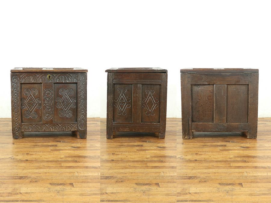 アンティーク家具 コファー 65152