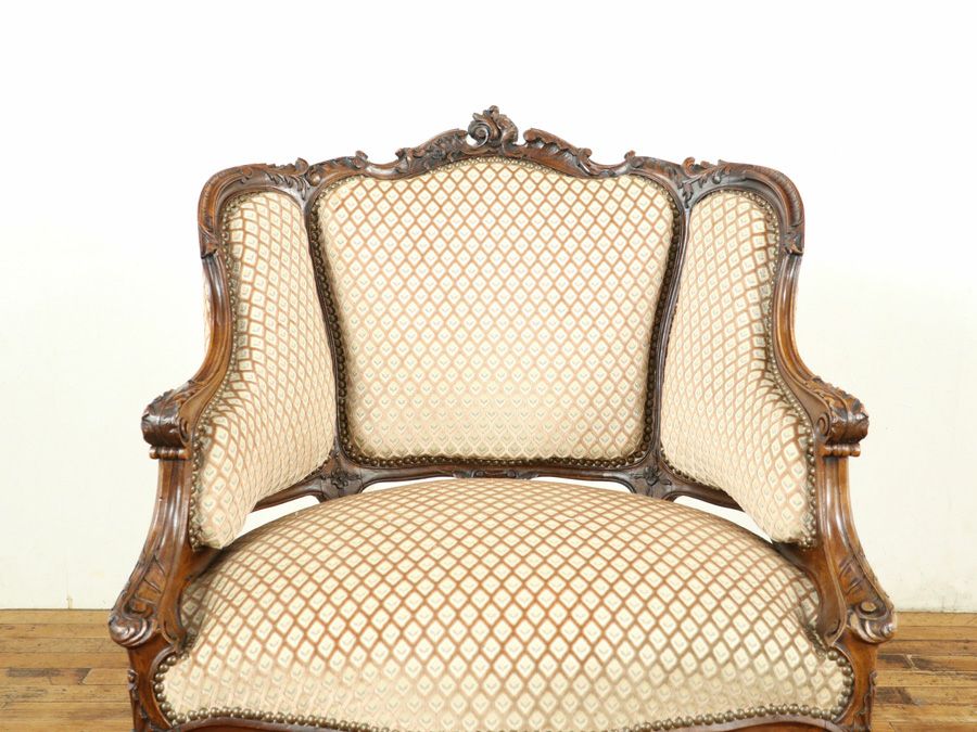 アンティーク家具 シングルソファ 65063