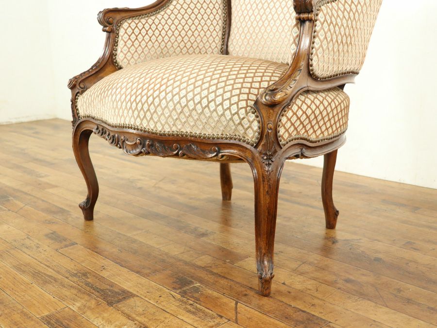 アンティーク家具 シングルソファ 65063