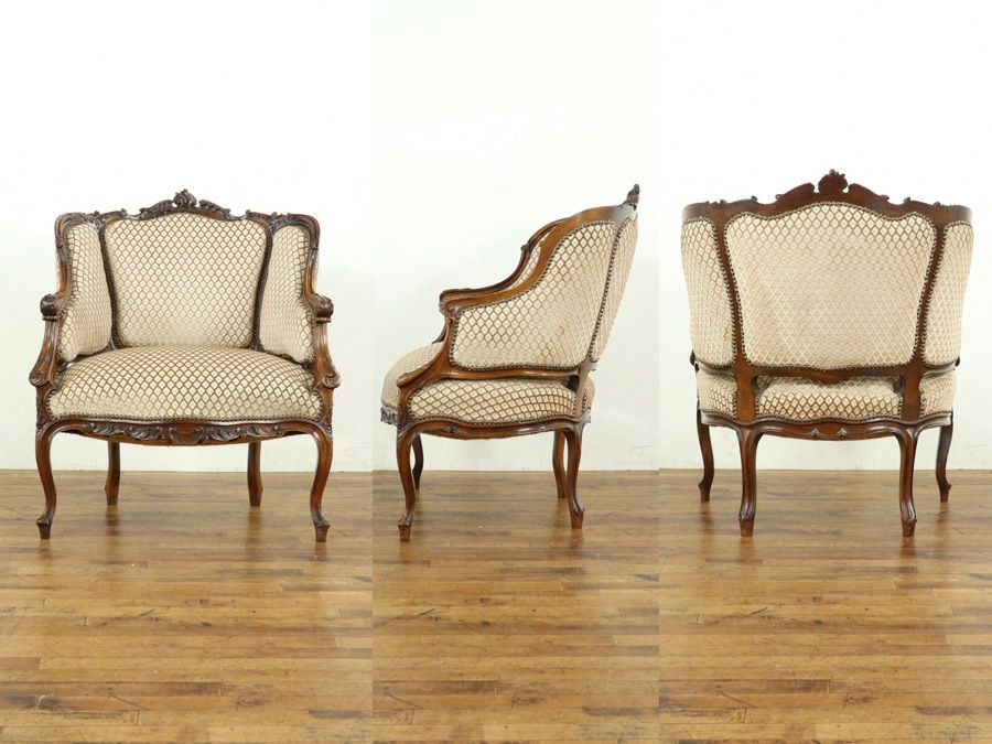 アンティーク家具 シングルソファ 65063