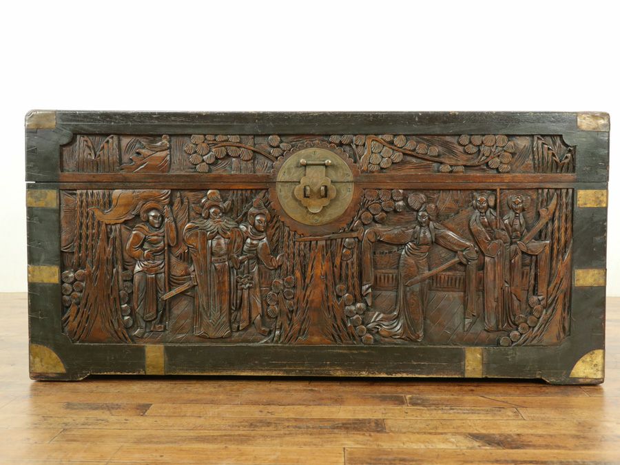 アンティーク家具 ブランケットボックス 65159