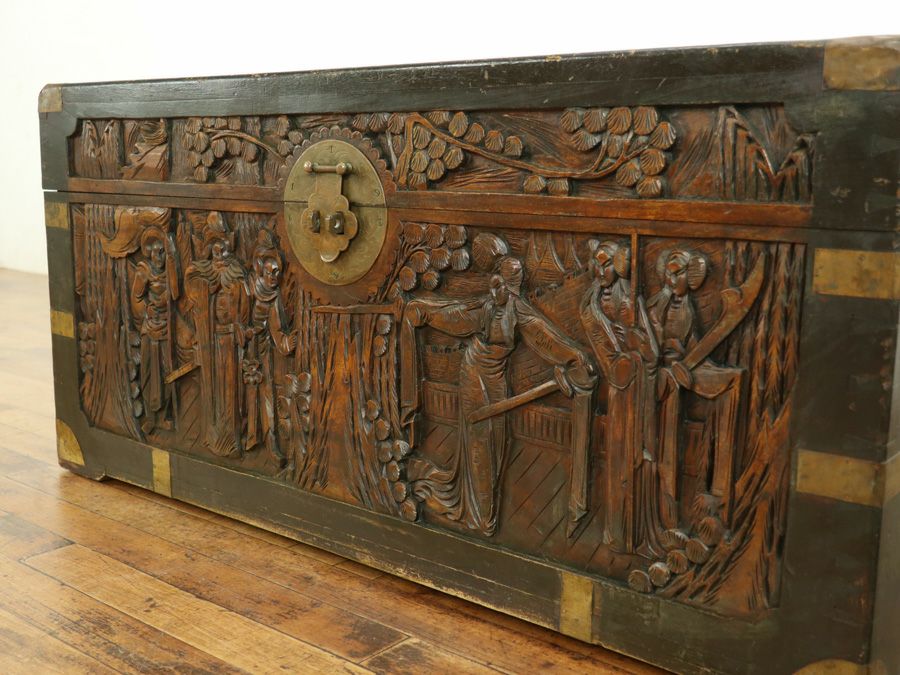 アンティーク家具 ブランケットボックス 65159