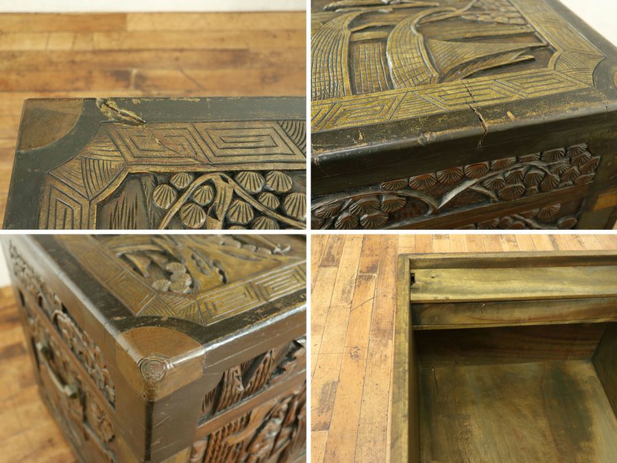 アンティーク家具 ブランケットボックス 65159