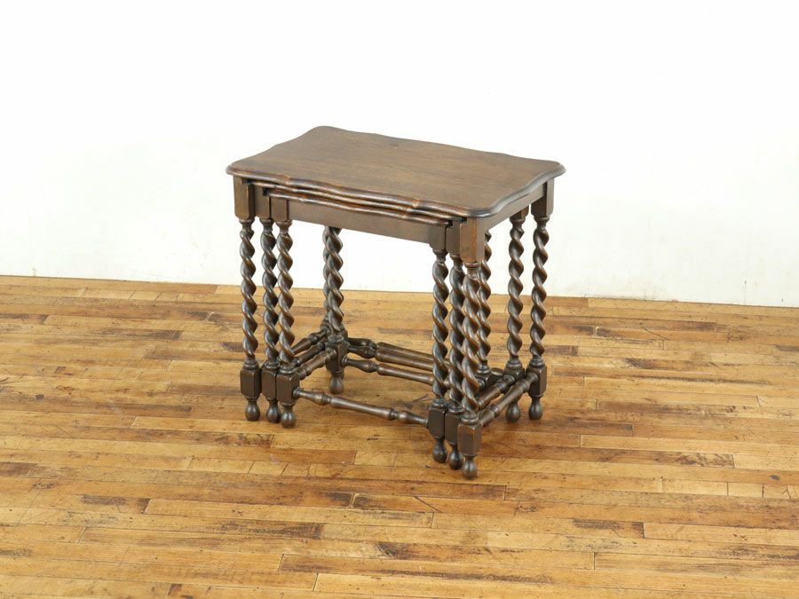 アンティーク家具 ネストテーブル 65177