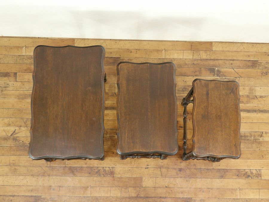 アンティーク家具 ネストテーブル 65177