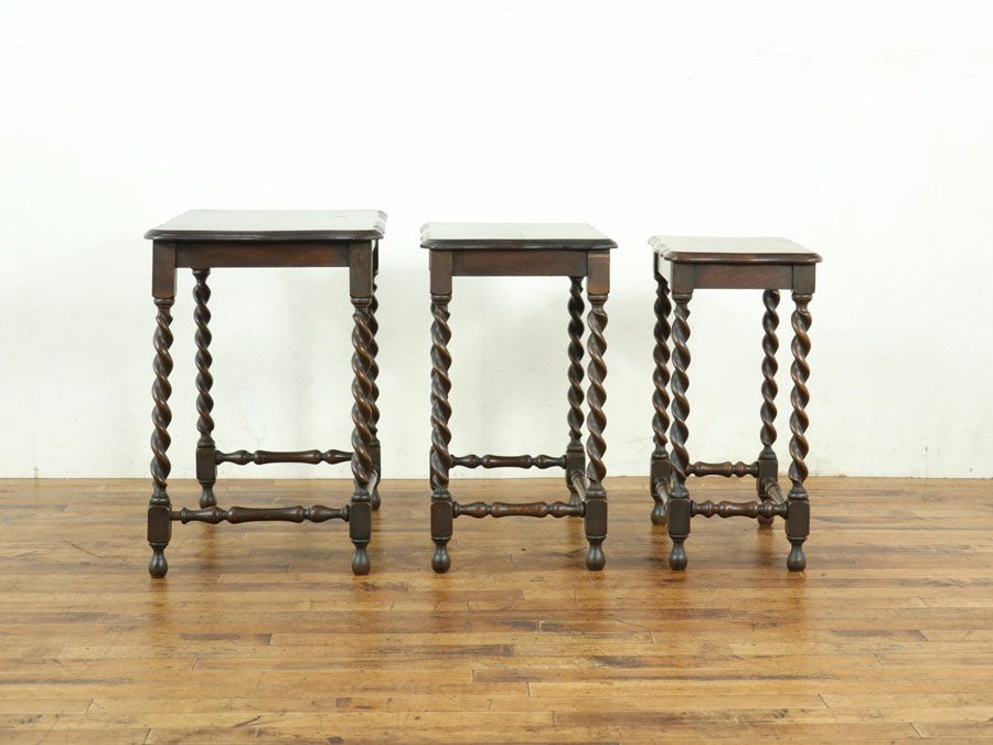 アンティーク家具 ネストテーブル 65177