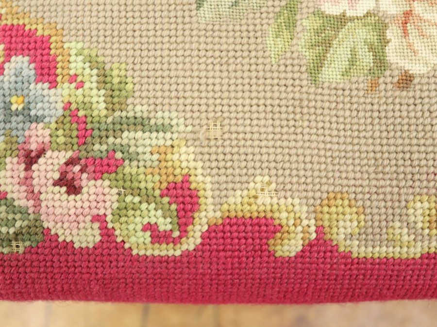 アンティーク家具 ミニオットマン 65121