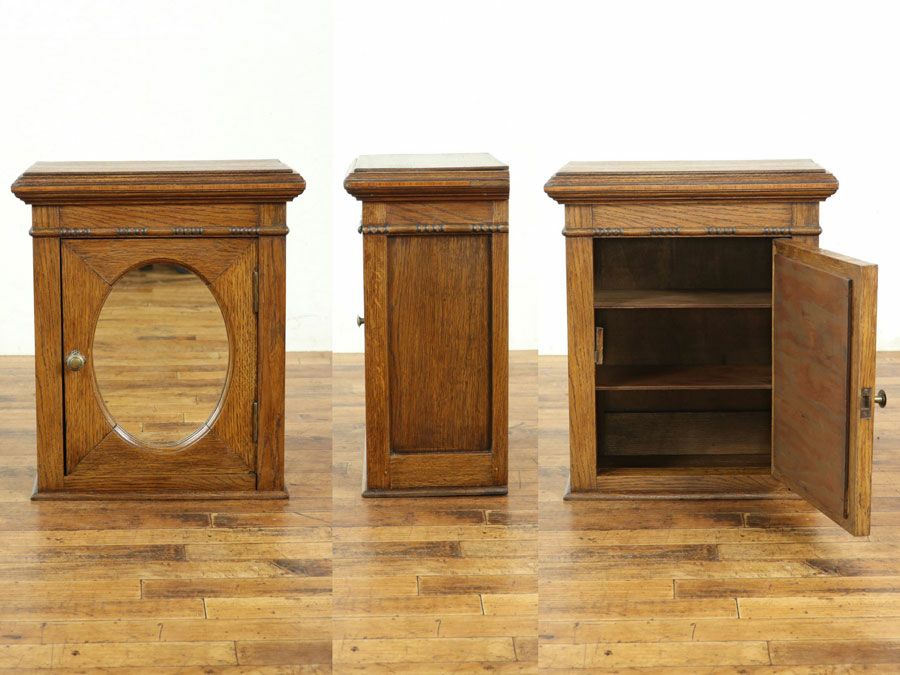 アンティーク家具 ウォールキャビネット 65109