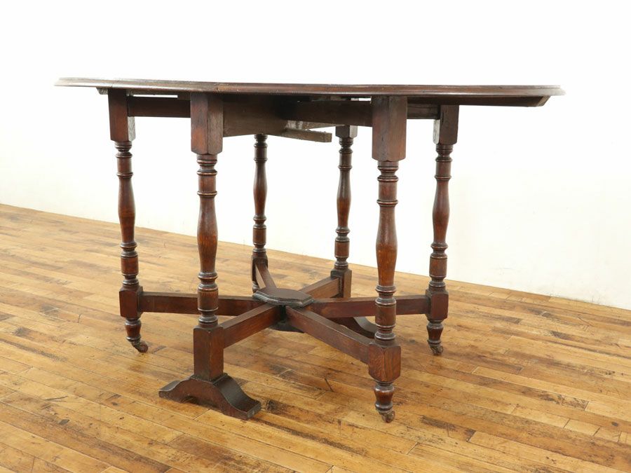アンティーク家具 ゲートレッグテーブル 59476