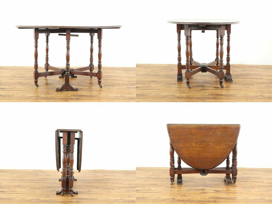 アンティーク家具 ゲートレッグテーブル 59476