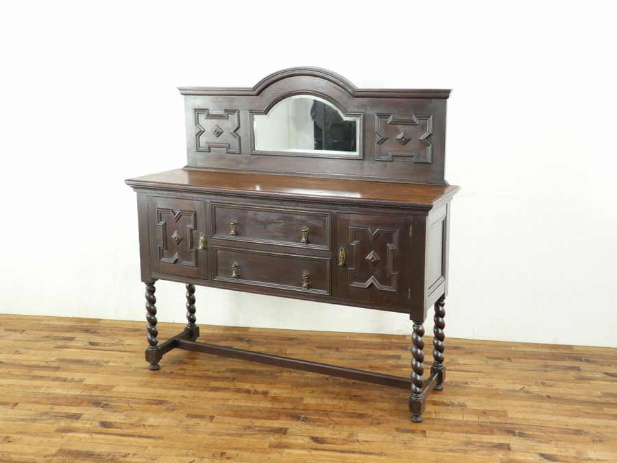 アンティーク家具 ミラーサイド 59499