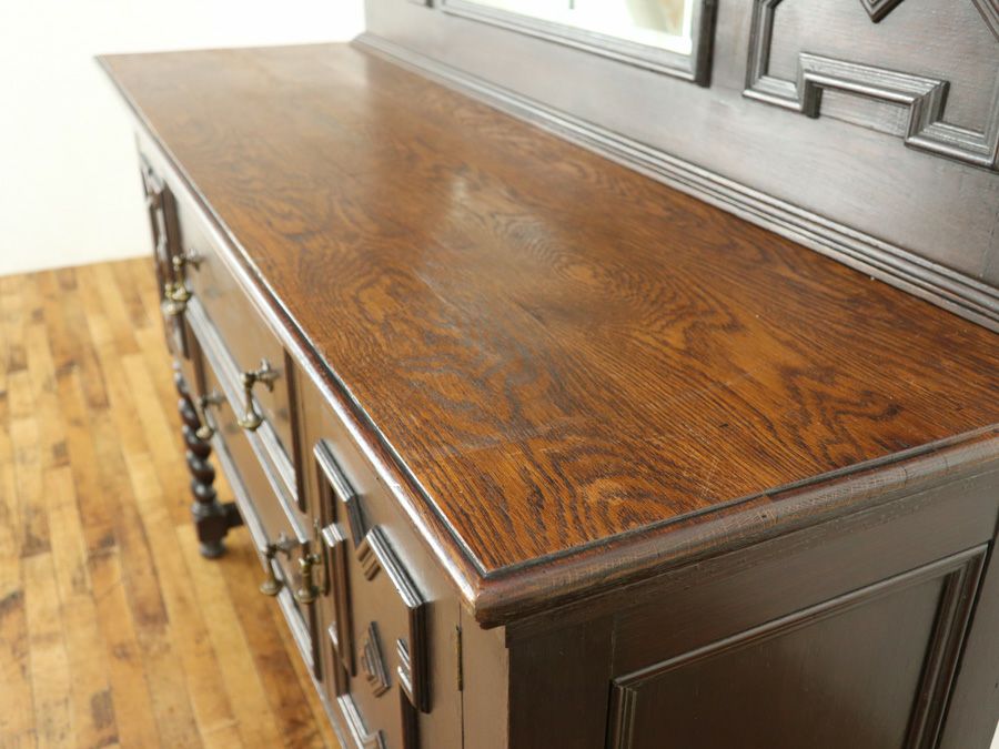 アンティーク家具 ミラーサイド 59499