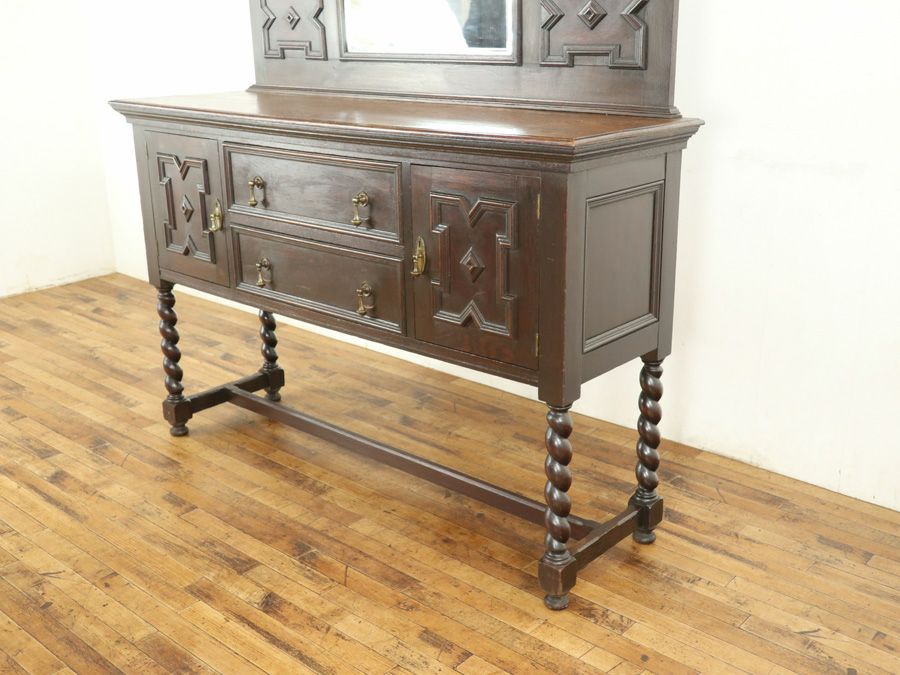 アンティーク家具 ミラーサイド 59499