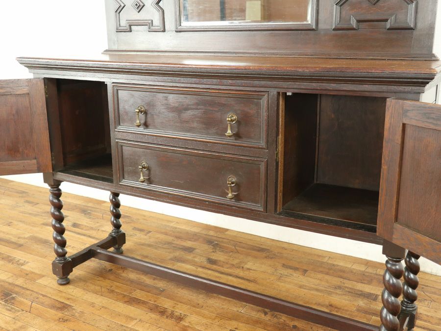 アンティーク家具 ミラーサイド 59499