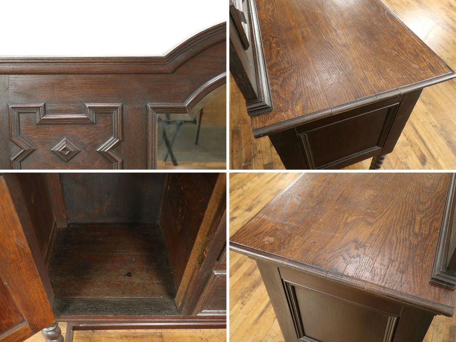 アンティーク家具 ミラーサイド 59499