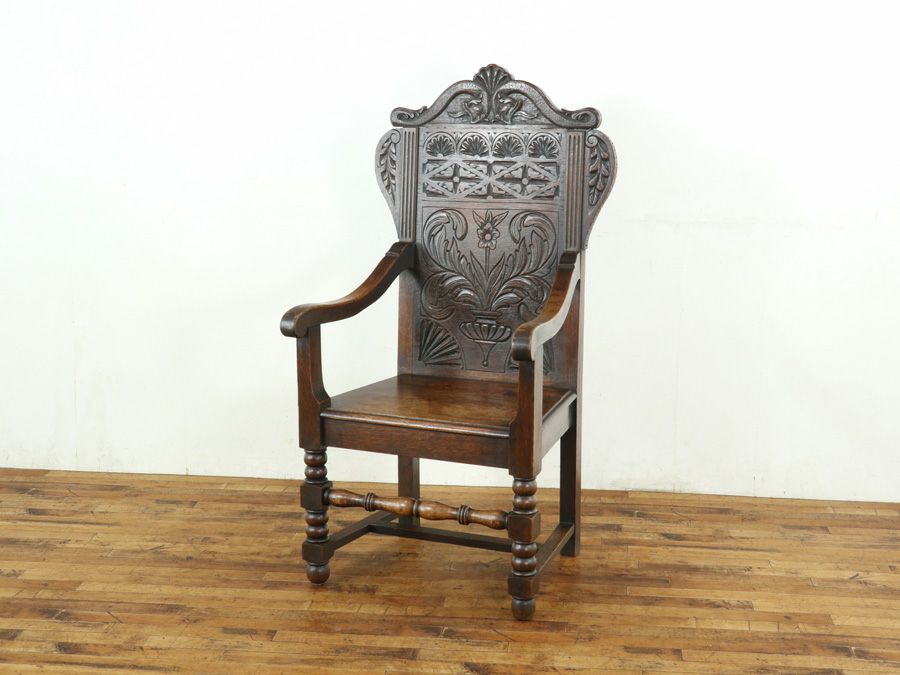 アンティーク家具 ウェインスコットチェア 59426