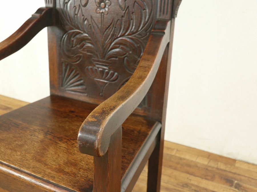 アンティーク家具 ウェインスコットチェア 59426