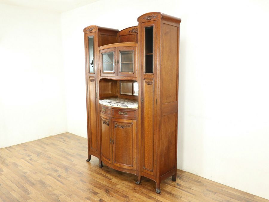 アンティーク家具 キャビネット 65134