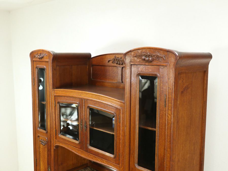 アンティーク家具 キャビネット 65134