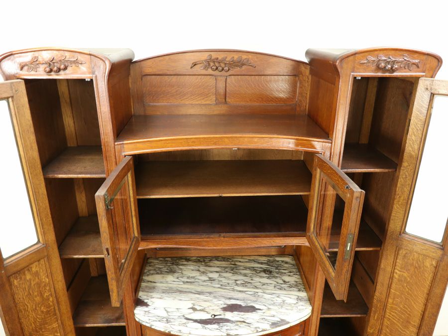 アンティーク家具 キャビネット 65134