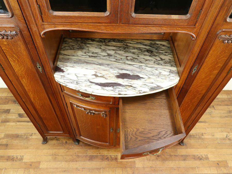 アンティーク家具 キャビネット 65134