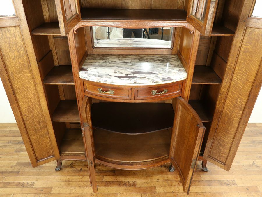 アンティーク家具 キャビネット 65134