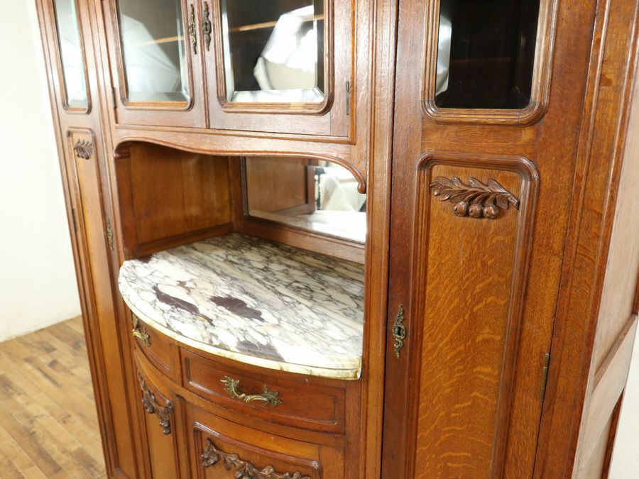 アンティーク家具 キャビネット 65134