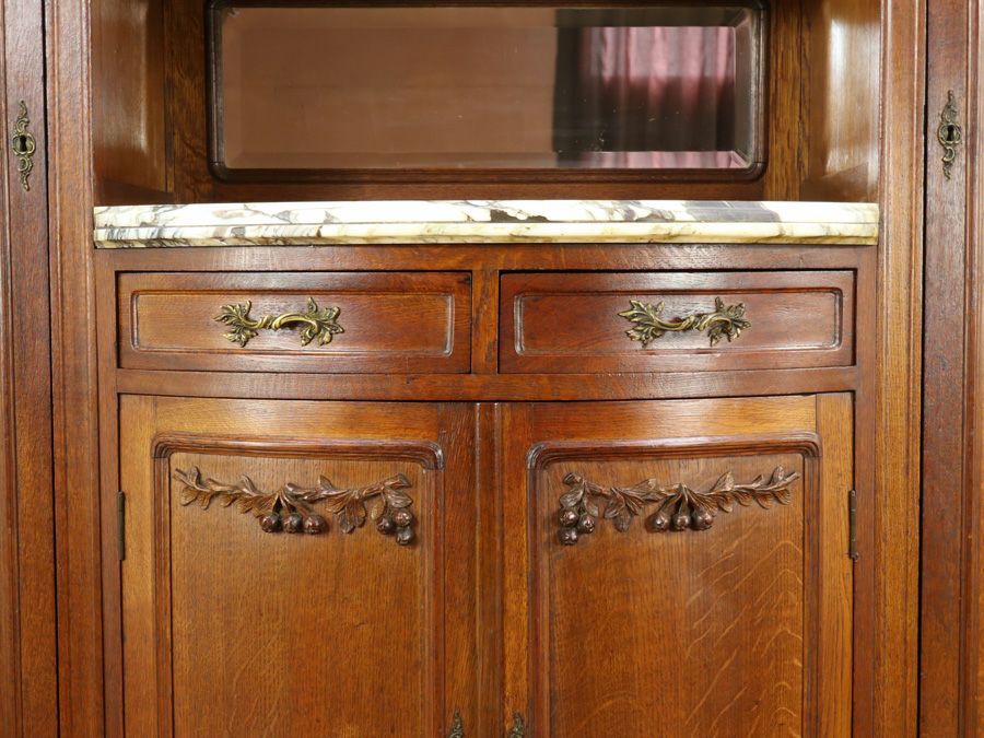 アンティーク家具 キャビネット 65134