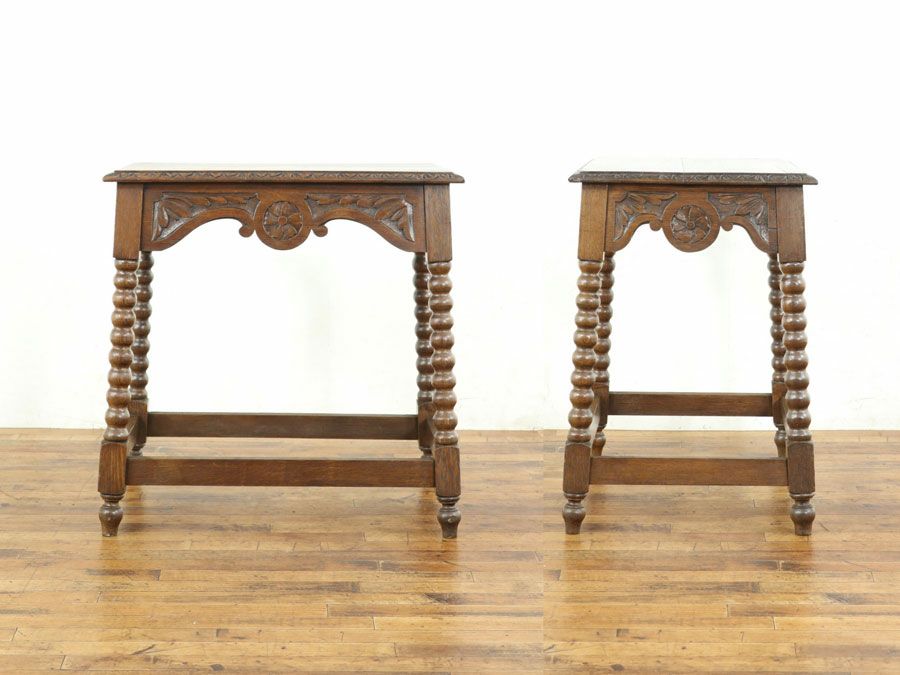 アンティーク家具 サイドテーブル 59465