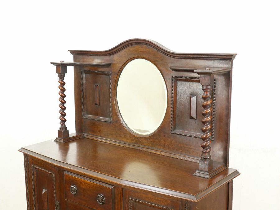 アンティーク ミラーバックサイドボード 59498