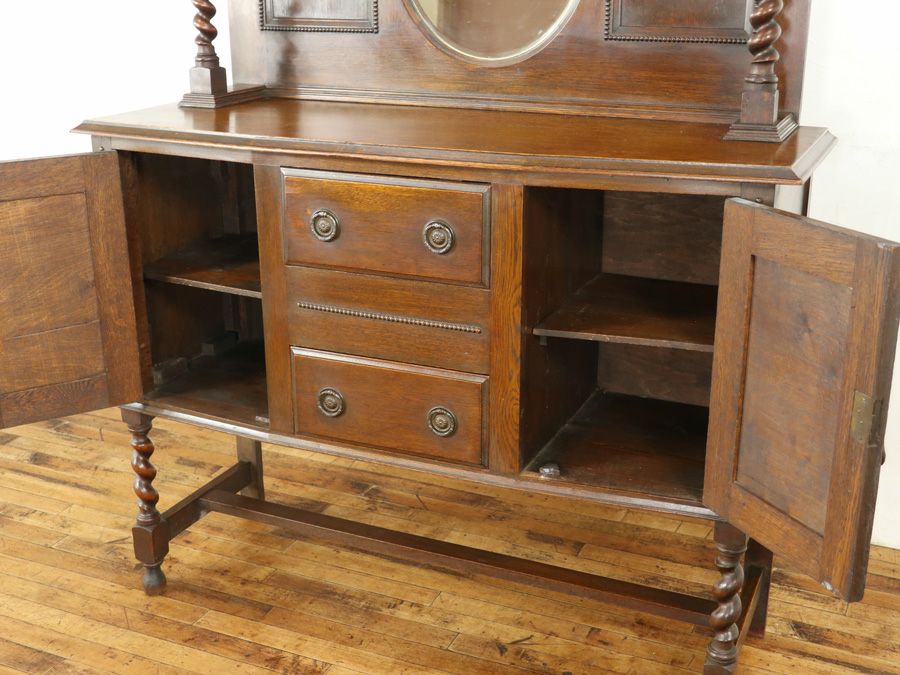 アンティーク ミラーバックサイドボード 59498